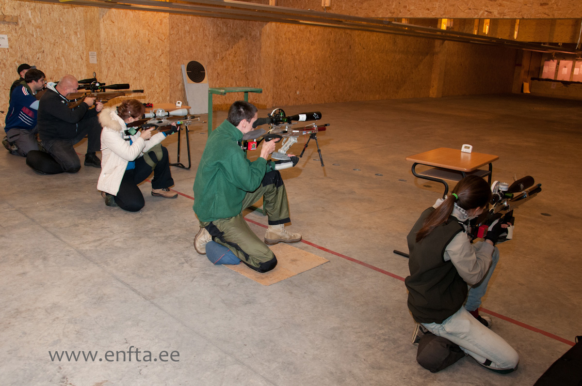 Second group kneeling